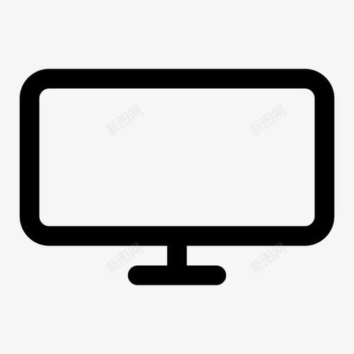 显示器电脑桌面图标 免费下载 页面网页 平面电商 创意素材 电脑桌面素材